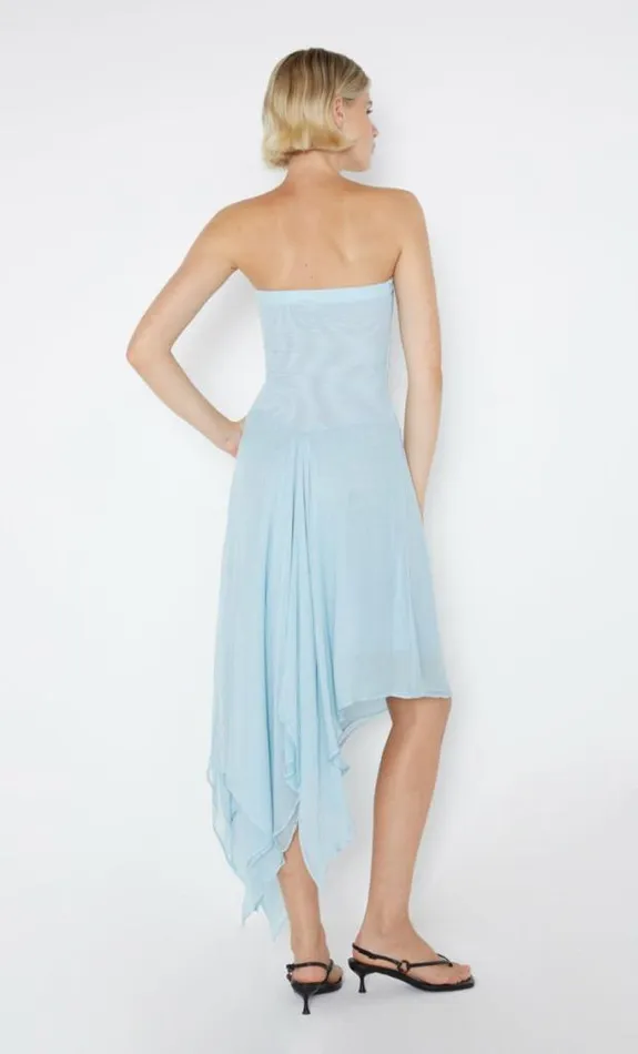 Dresses Bec Bridge Elzette Strapless Midi Dress Dolphin Blue