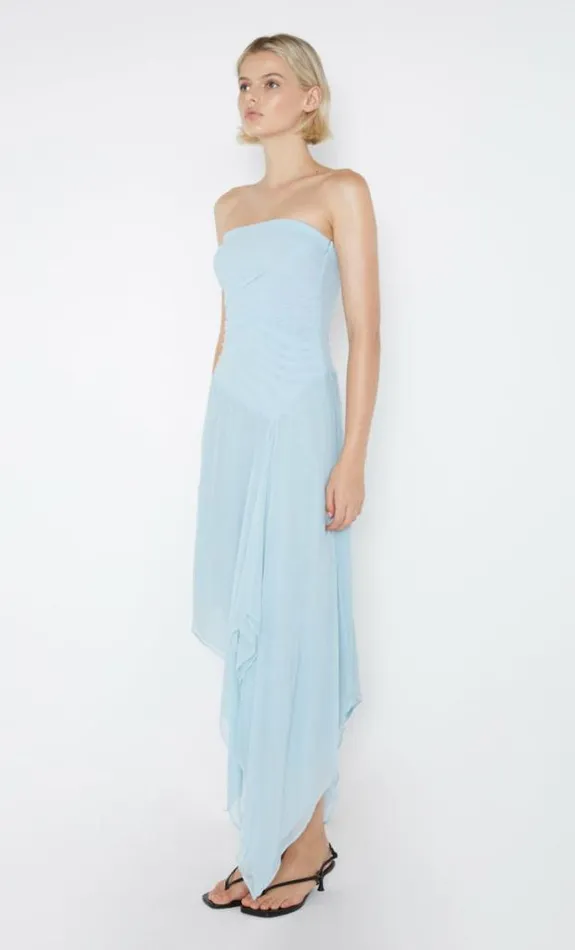 Dresses Bec Bridge Elzette Strapless Midi Dress Dolphin Blue