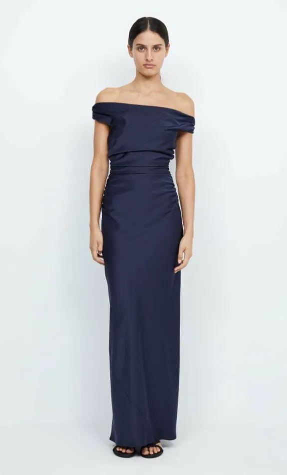 Dresses Bec Bridge Eternity Off Shoulder Maxi Ink