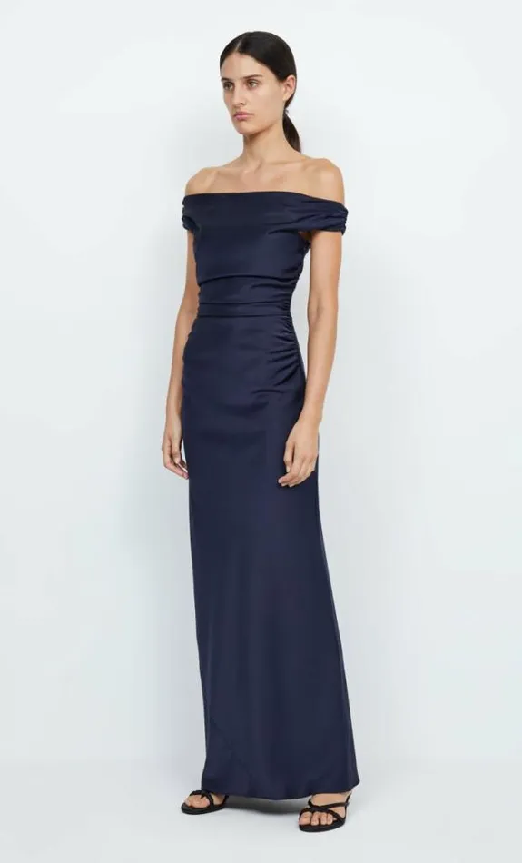 Dresses Bec Bridge Eternity Off Shoulder Maxi Ink