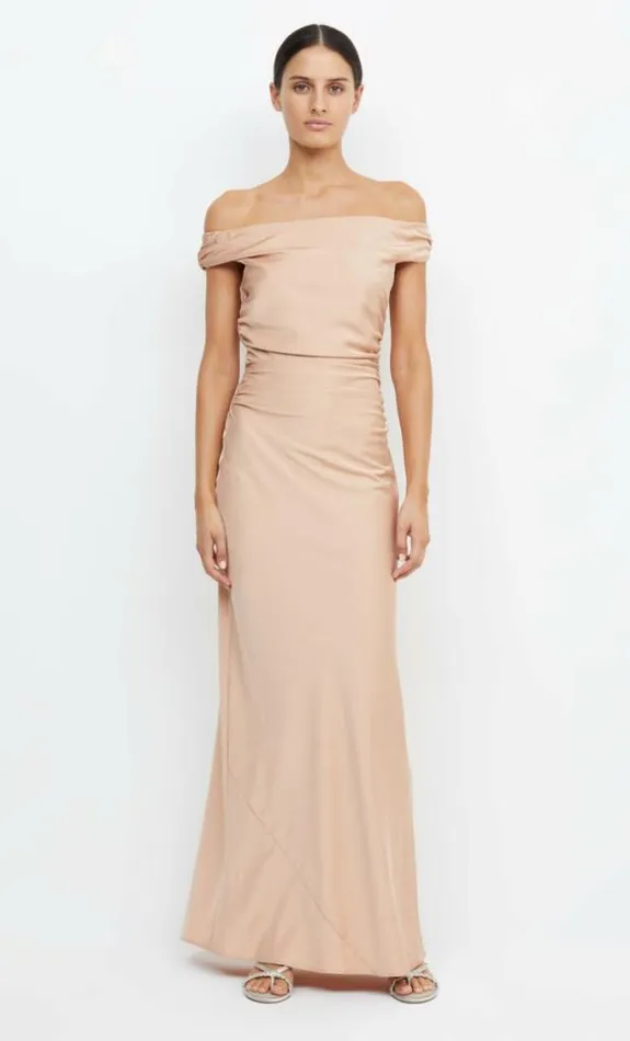 Dresses Bec Bridge Eternity Off Shoulder Maxi Rose Gold