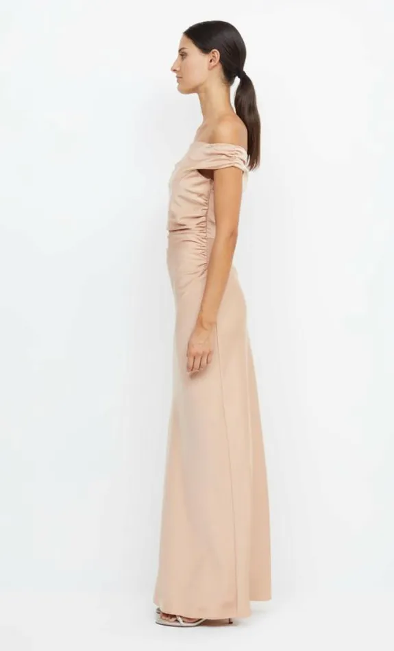 Dresses Bec Bridge Eternity Off Shoulder Maxi Rose Gold