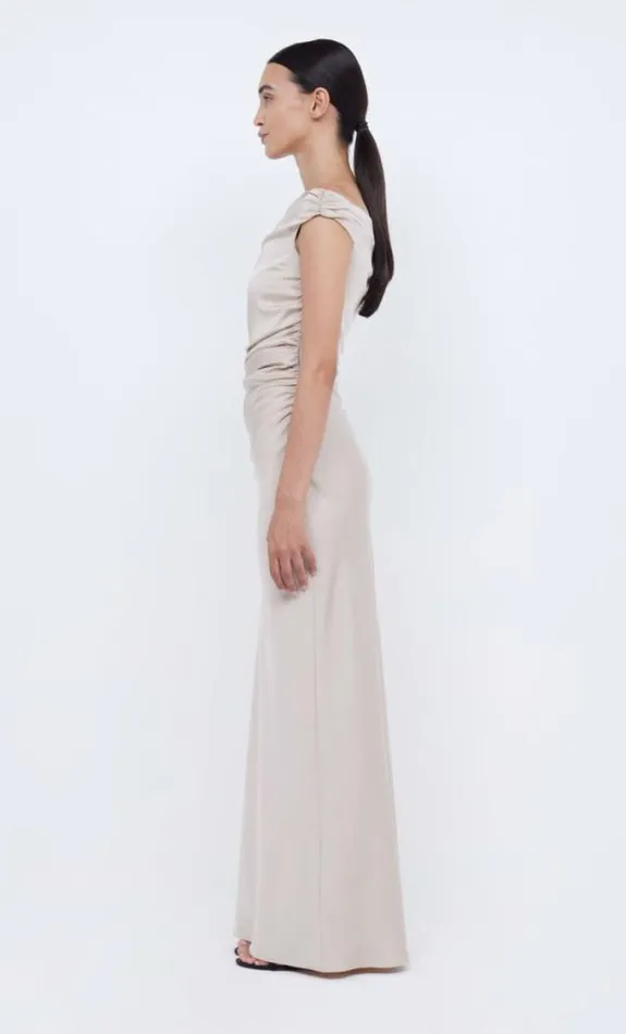 Dresses Bec Bridge Eternity Off Shoulder Maxi Sand