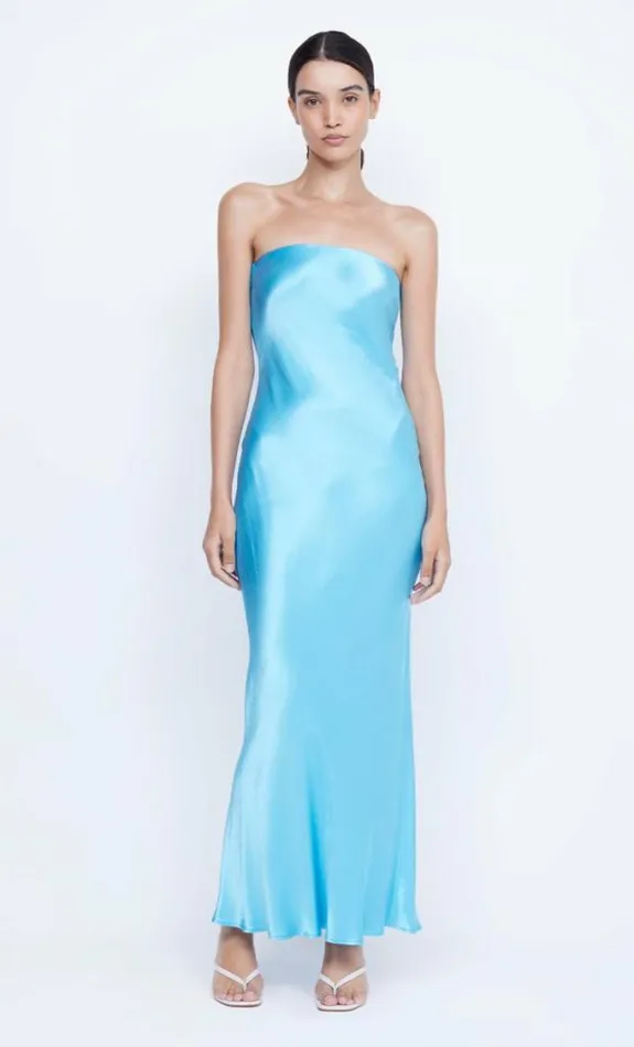Dresses Bec Bridge Moon Dance Strapless Dress Topaz Blue