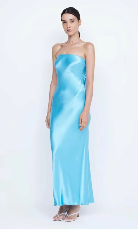 Dresses Bec Bridge Moon Dance Strapless Dress Topaz Blue