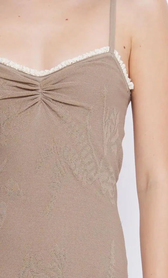 Dresses Bec Bridge Naelle Knit Mini Dress Taupe