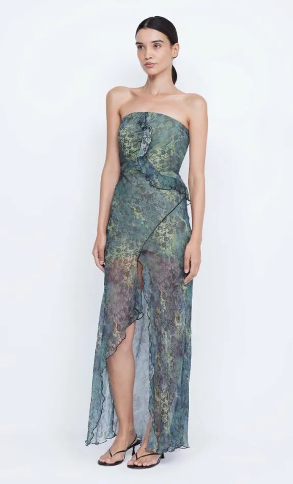Dresses Bec Bridge Opal Strapless Maxi Dress Nouveau Bleue