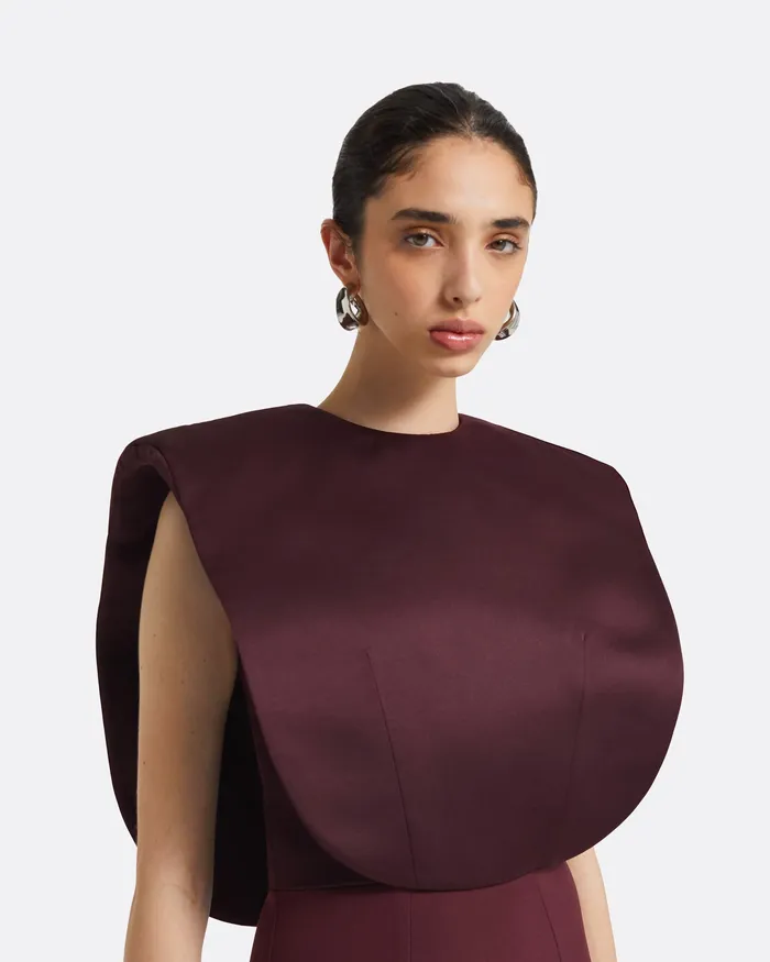 Dresses Beril Wine Long Dress Wine 8211 Safiyaa Women