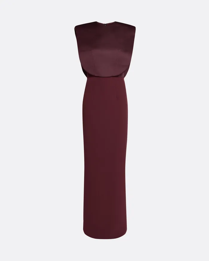 Dresses Beril Wine Long Dress Wine 8211 Safiyaa Women