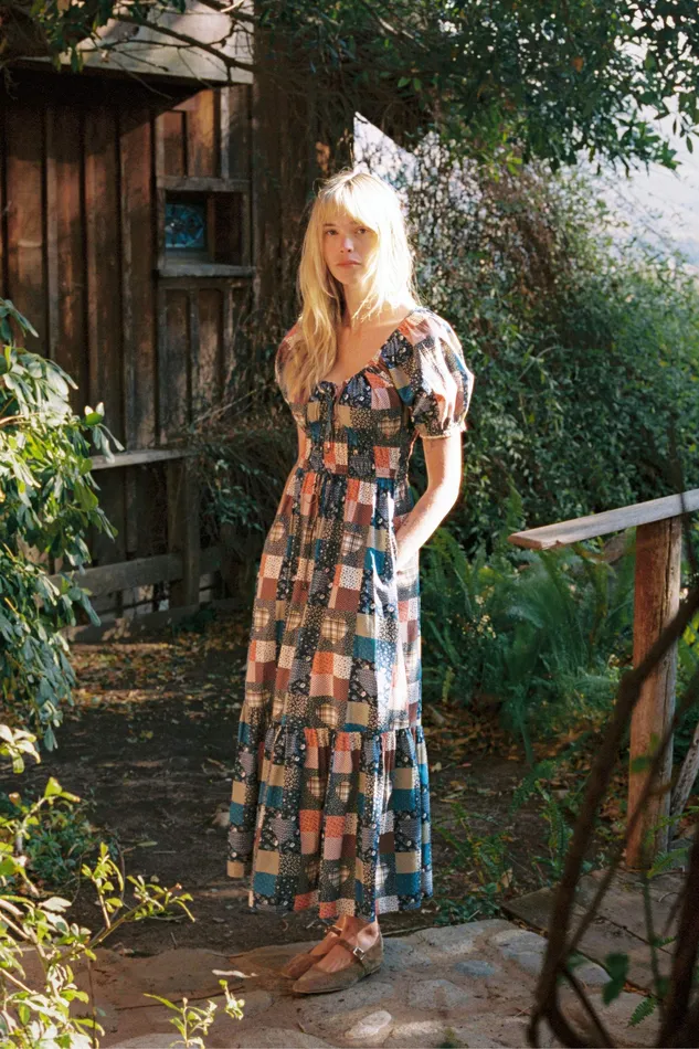 Dresses Christy Dawn Women The Brynne Dress Patchwork Blues