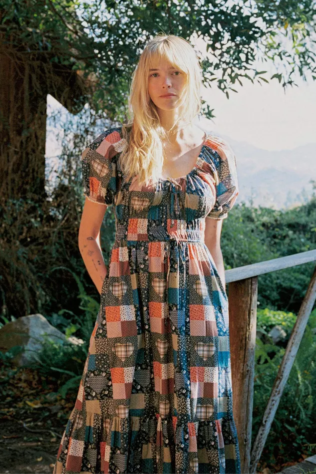 Dresses Christy Dawn Women The Brynne Dress Patchwork Blues