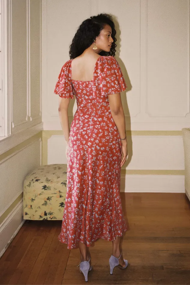Dresses Christy Dawn Women The Carmen Dress Vermillion Tulips Dresses Christy Dawn Women The Carmen Dress Vermillion Tulips