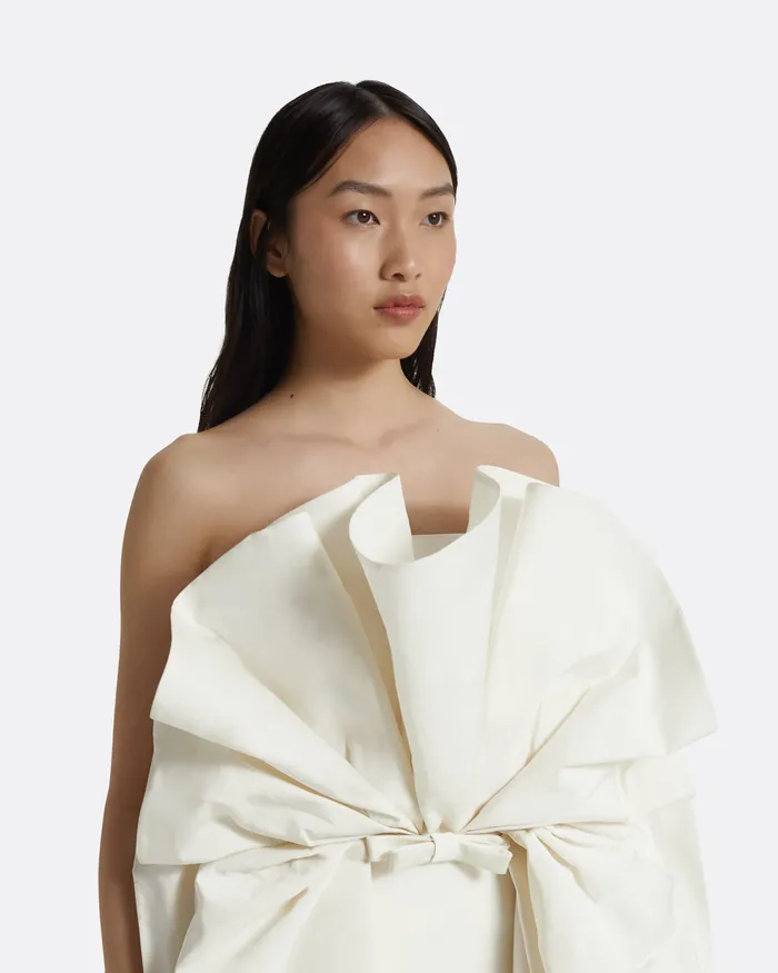Dresses Safiyaa Women Iona Ivory Short Dress Ivory