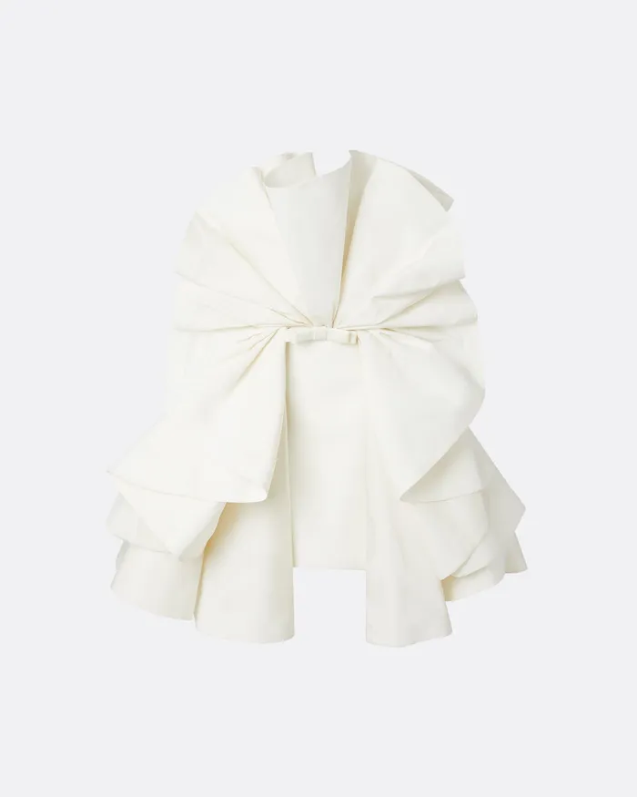 Dresses Safiyaa Women Iona Ivory Short Dress Ivory