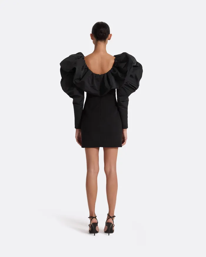 Dresses Safiyaa Women Lenna Black Short Dress Black