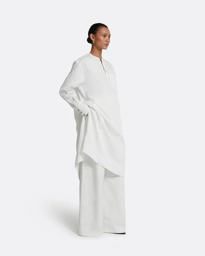 Dresses Safiyaa Women Sebiha Ivory Midi Dress Ivory