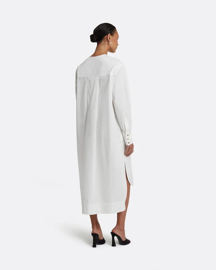 Dresses Safiyaa Women Sebiha Ivory Midi Dress Ivory
