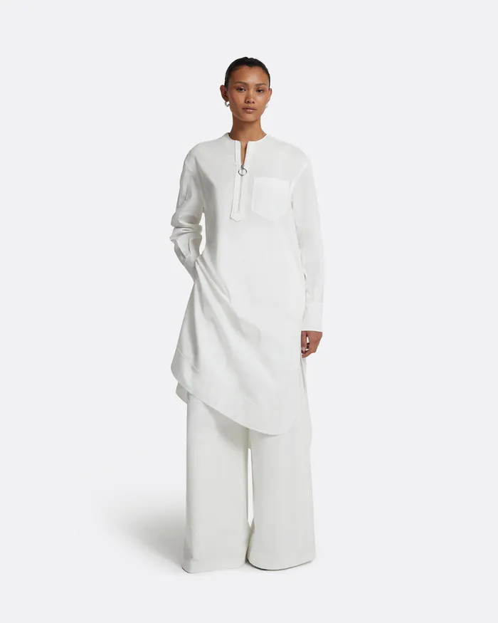 Dresses Safiyaa Women Sebiha Ivory Midi Dress Ivory