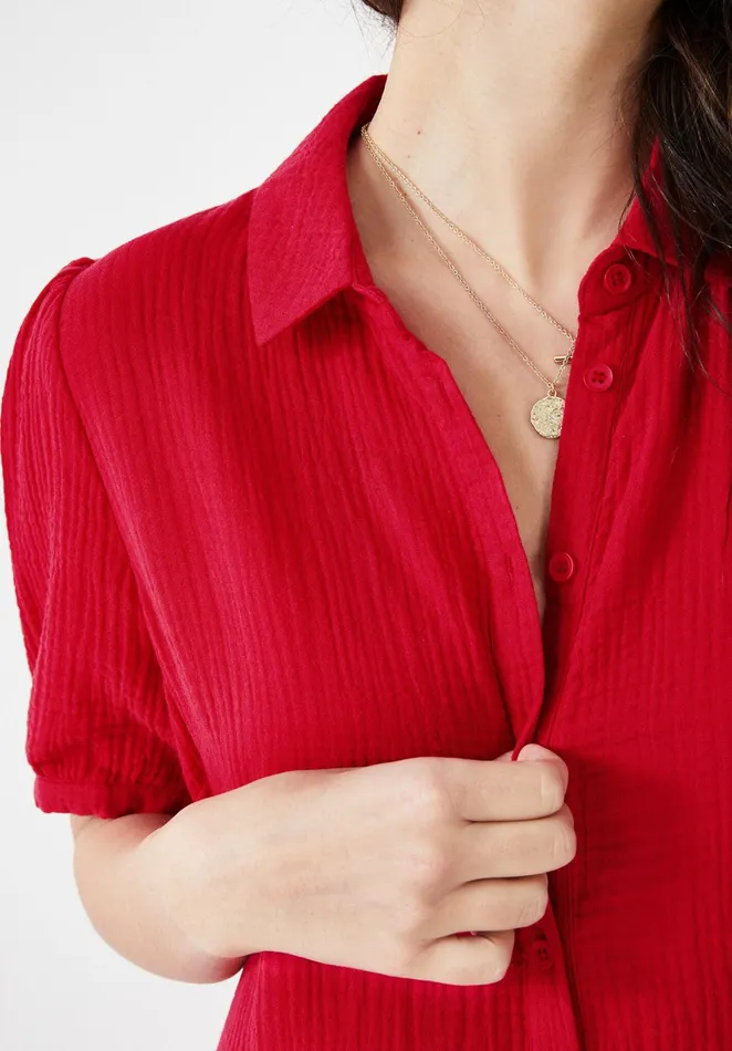 Dresses Women Hush Clancy Shirt Dress Red