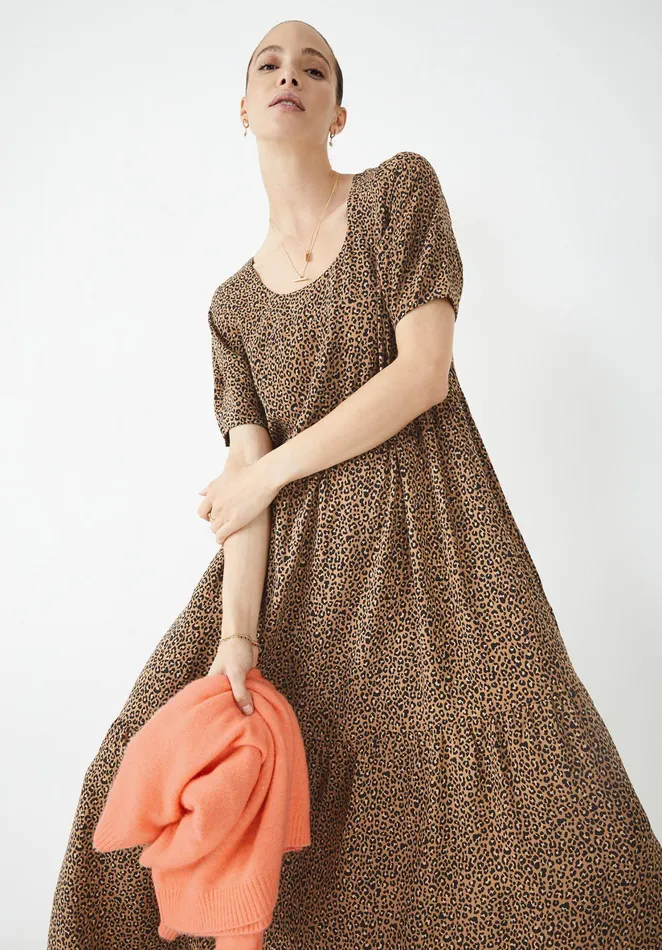 Dresses Women Hush Luna Dress Graphic Leopard Brown