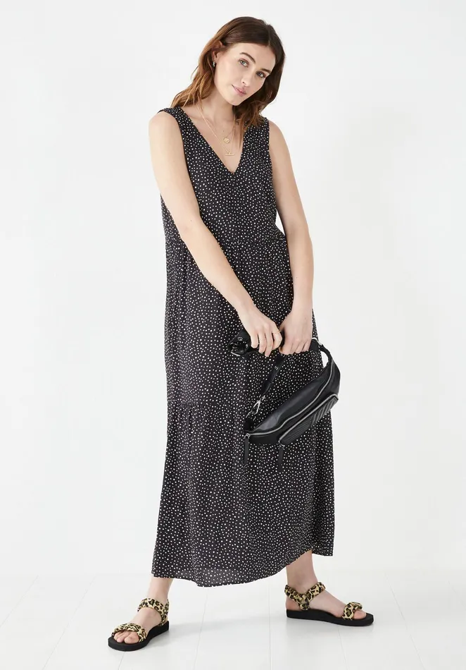 Dresses Women Hush Penelope Sleeveless Dress Little Dots Black White