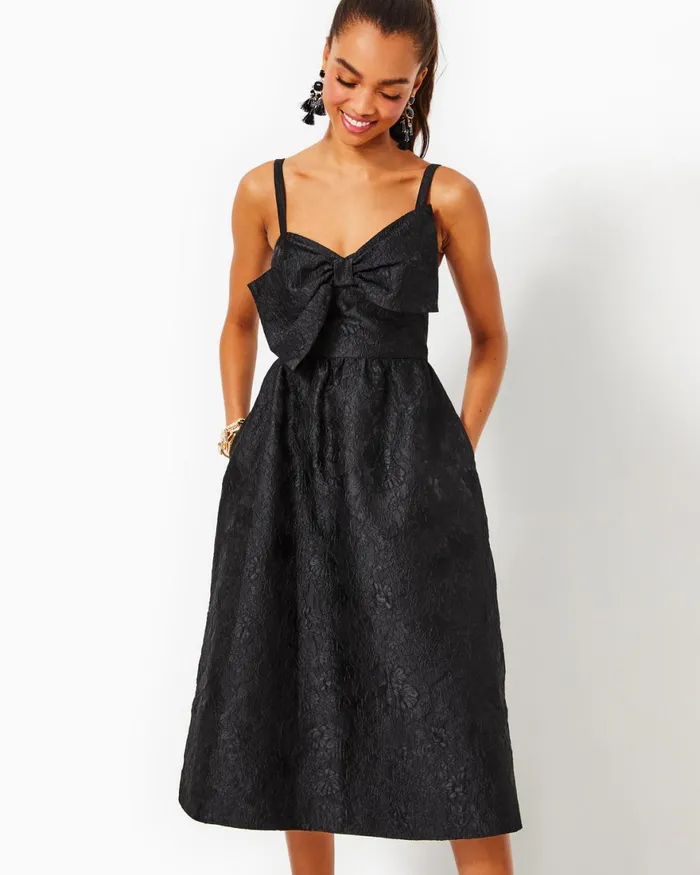 Dresses Women Lilly Pulitzer Akela Strapless Eyelet Dress Orchid Oasis Oversized Diamond Leaf Eyelet