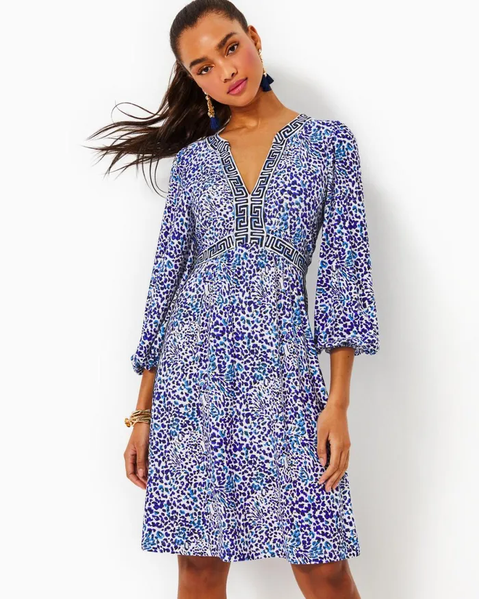 Dresses Women Lilly Pulitzer Akela Strapless Eyelet Dress Orchid Oasis Oversized Diamond Leaf Eyelet
