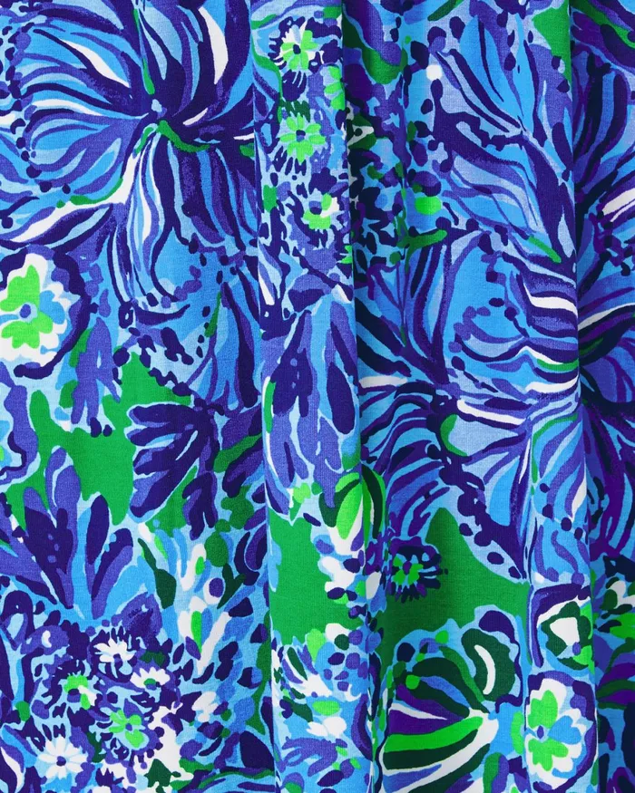 Dresses Women Lilly Pulitzer Alexandria Elbow Sleeve Cotton Wrap Dress Aegean Navy Beach Path Dresses Women Lilly Pulitzer Alexandria Elbow Sleeve Cotton Wrap Dress Aegean Navy Beach Path