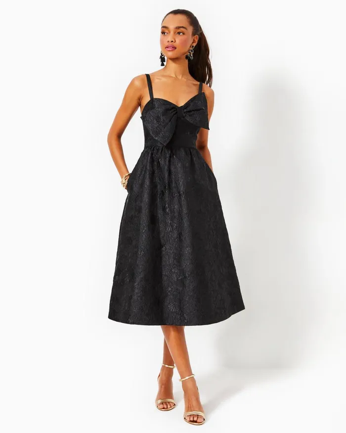 Dresses Women Lilly Pulitzer Alexandria Elbow Sleeve Cotton Wrap Dress Aegean Navy Beach Path Dresses Women Lilly Pulitzer Alexandria Elbow Sleeve Cotton Wrap Dress Aegean Navy Beach Path