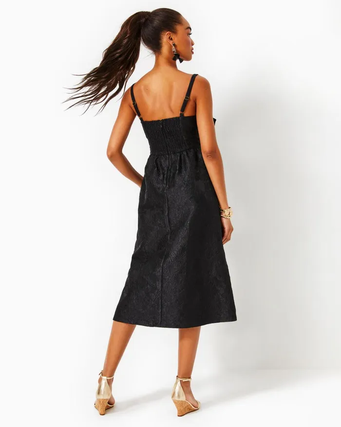 Dresses Women Lilly Pulitzer Alexandria Elbow Sleeve Cotton Wrap Dress Aegean Navy Beach Path Dresses Women Lilly Pulitzer Alexandria Elbow Sleeve Cotton Wrap Dress Aegean Navy Beach Path