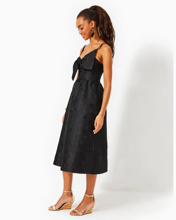 Dresses Women Lilly Pulitzer Alexandria Elbow Sleeve Cotton Wrap Dress Aegean Navy Beach Path Dresses Women Lilly Pulitzer Alexandria Elbow Sleeve Cotton Wrap Dress Aegean Navy Beach Path