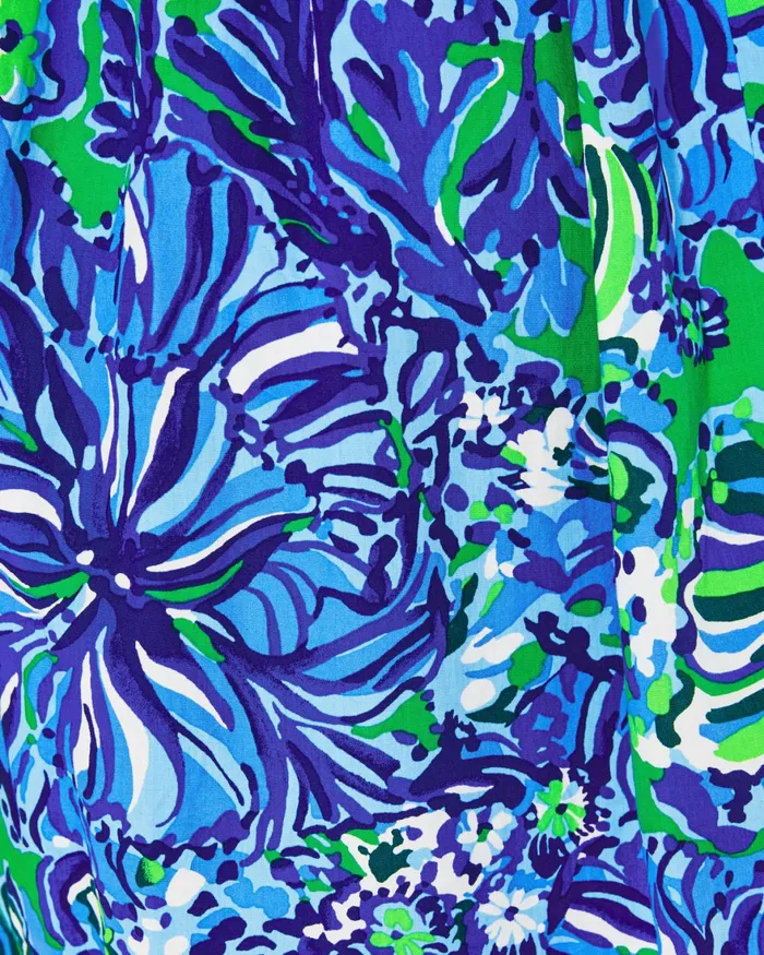 Dresses Women Lilly Pulitzer Alexandria Elbow Sleeve Cotton Wrap Dress Aegean Navy Beach Path Dresses Women Lilly Pulitzer Alexandria Elbow Sleeve Cotton Wrap Dress Aegean Navy Beach Path