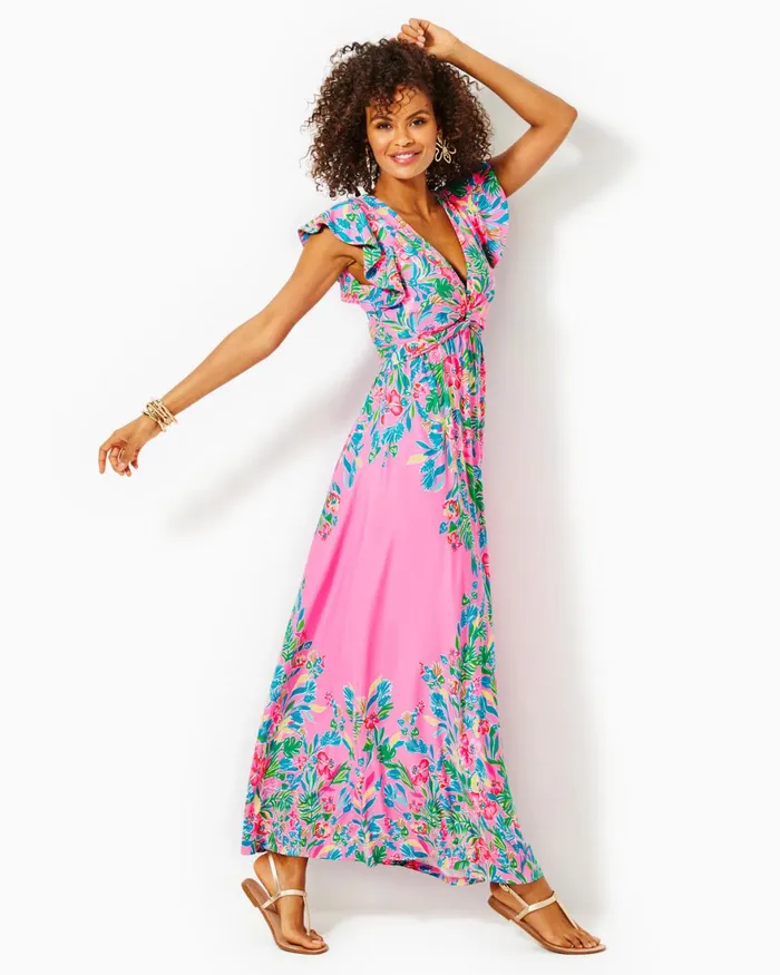 Dresses Women Lilly Pulitzer Cristiana Midi Dress Onyx Viscose Metallic Clip Dobby Dresses Women Lilly Pulitzer Cristiana Midi Dress Onyx Viscose Metallic Clip Dobby