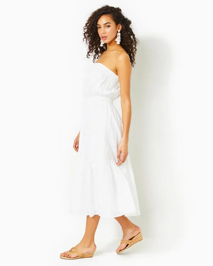 Dresses Women Lilly Pulitzer Cristiana Midi Dress Onyx Viscose Metallic Clip Dobby Dresses Women Lilly Pulitzer Cristiana Midi Dress Onyx Viscose Metallic Clip Dobby