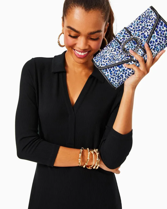 Dresses Women Lilly Pulitzer Cristiana Midi Dress Onyx Viscose Metallic Clip Dobby Dresses Women Lilly Pulitzer Cristiana Midi Dress Onyx Viscose Metallic Clip Dobby
