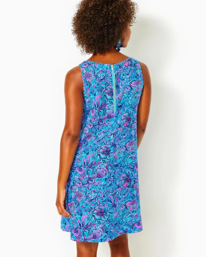 Dresses Women Lilly Pulitzer Edelyn Linen Swing Shift Dress Breakwater Blue Shells N Bells Dresses Women Lilly Pulitzer Edelyn Linen Swing Shift Dress Breakwater Blue Shells N Bells