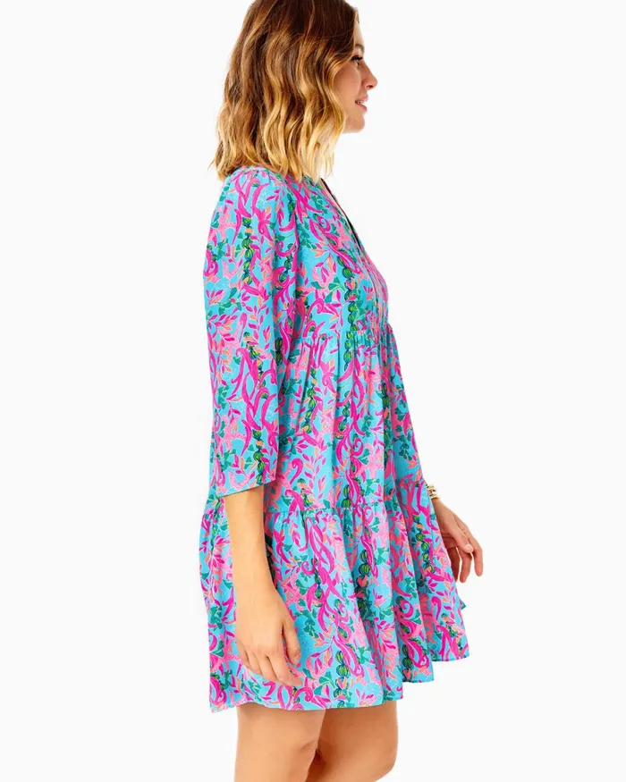 Dresses Women Lilly Pulitzer Martine Dress Multi Seaweed Samba