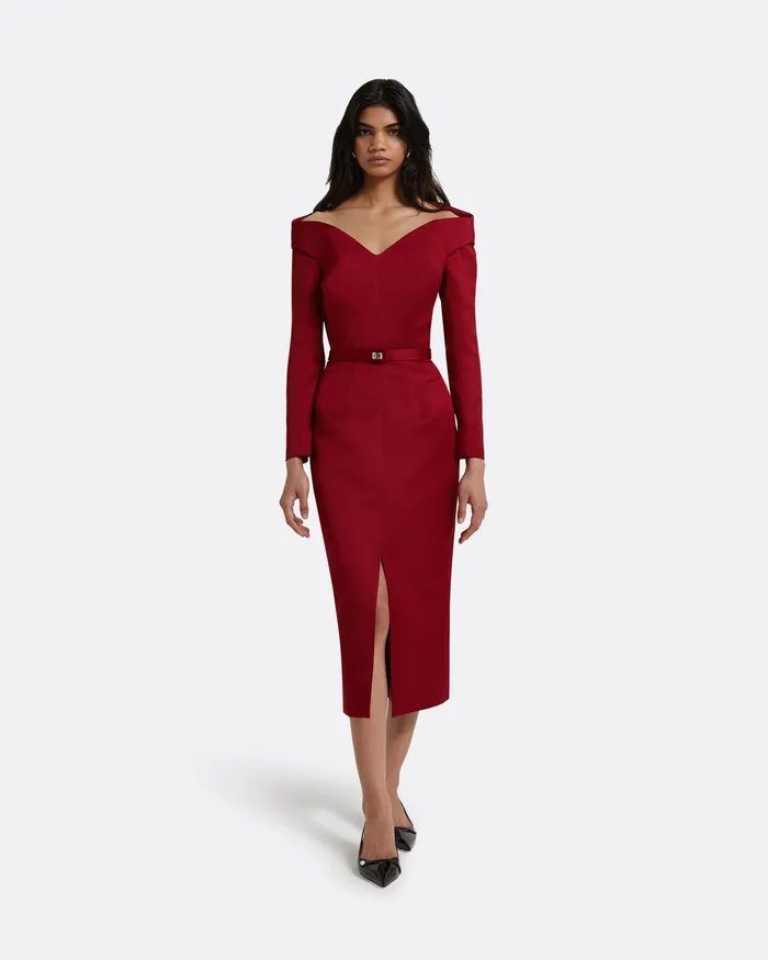 Dresses Women Safiyaa Asuman Swinton Midi Dress Swinton