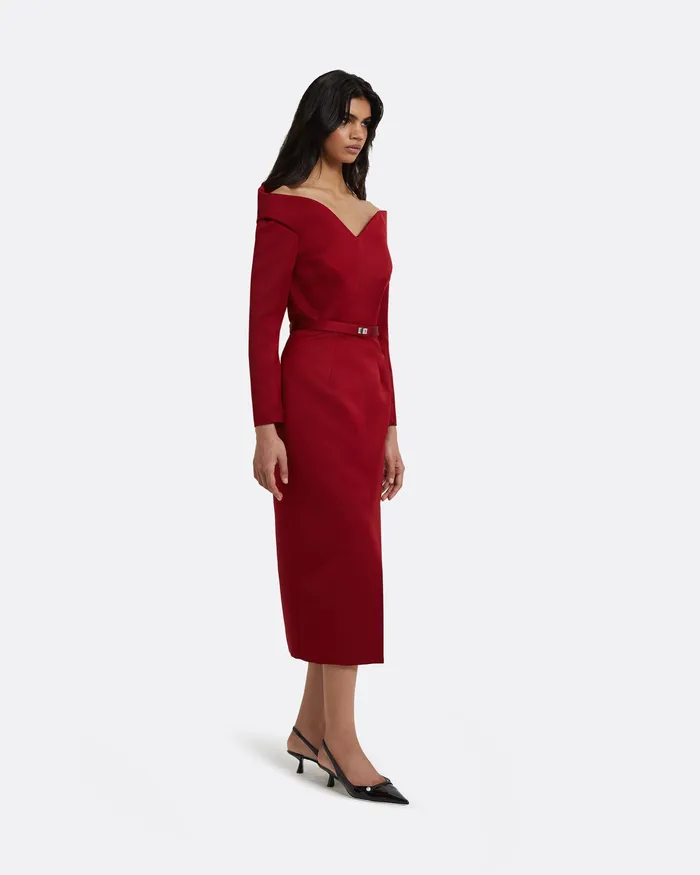 Dresses Women Safiyaa Asuman Swinton Midi Dress Swinton