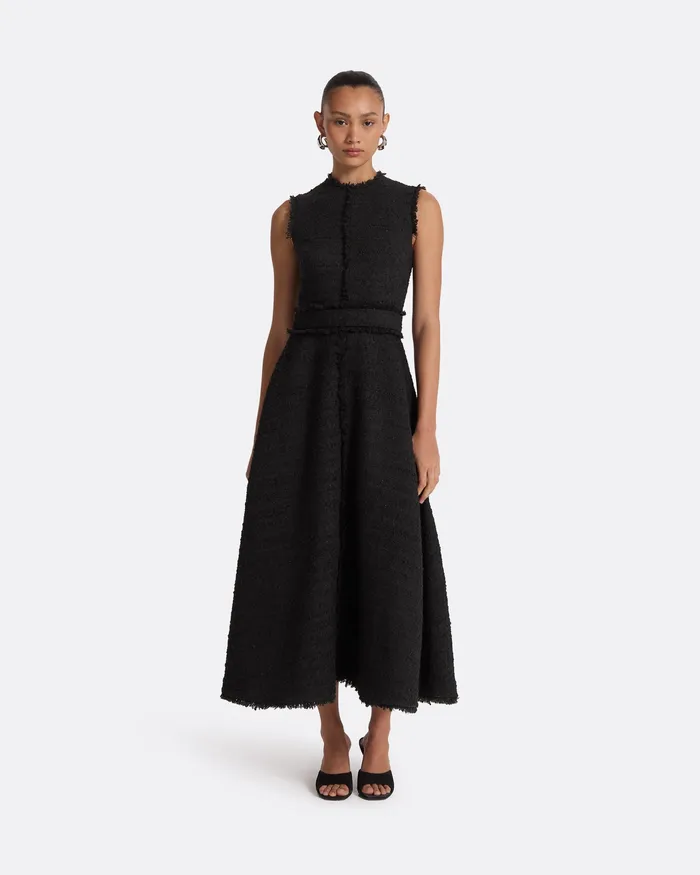 Dresses Women Safiyaa Mary Black Midi Dress Black