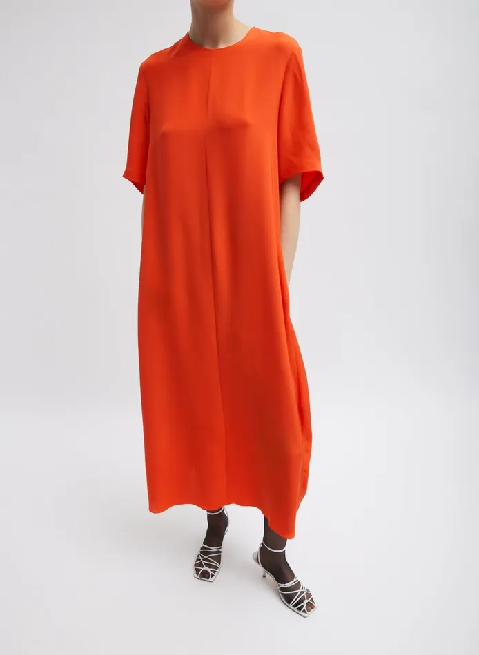 Dresses Women Tibi 4Ply Silk TShirt Dress