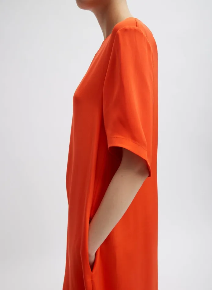 Dresses Women Tibi 4Ply Silk TShirt Dress