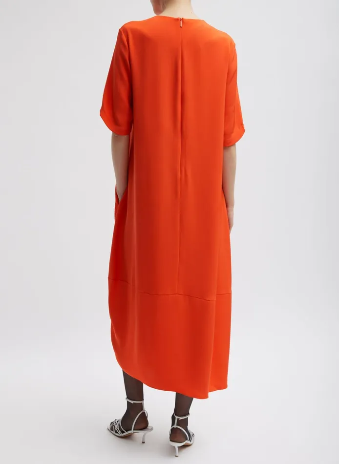 Dresses Women Tibi 4Ply Silk TShirt Dress