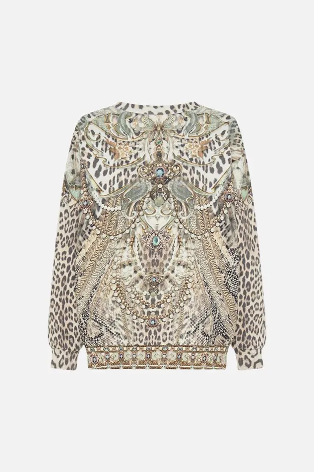DROPPED SHOULDER SWEAT SHIRT LOOKING GLASS HOUSES Looking Glass Houses Womens Camilla Knitwear