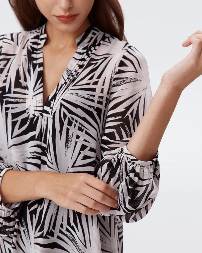 DVF Dresses Women Ileana Dress Huge Sea Holly Black