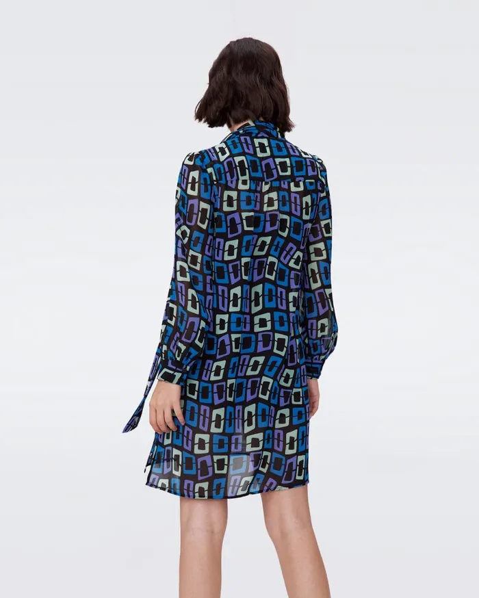 DVF Dresses Women Prue Dress Chain Dream Violet