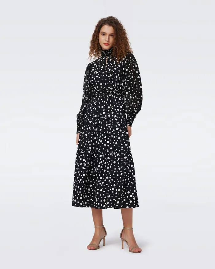 DVF Dresses Women Sai Dress Spot Light