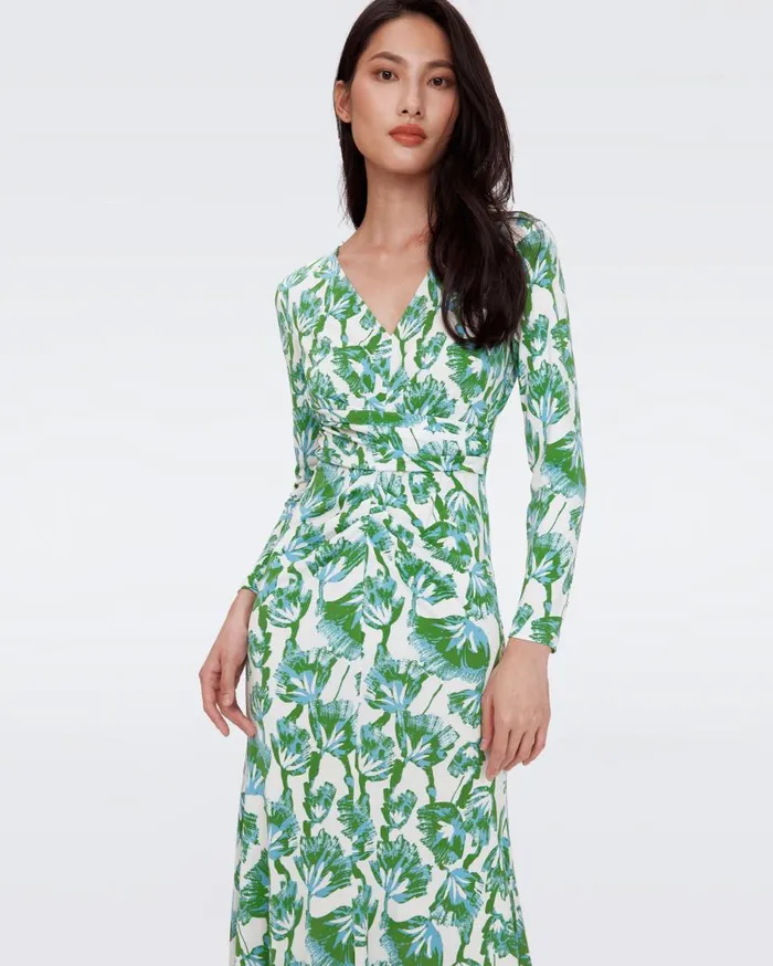 DVF Dresses Women Timmy Dress Sea Trees