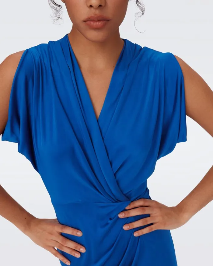 DVF Dresses Women Williams Dress Sapphire Blue