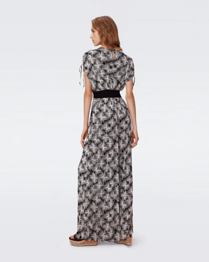 DVF Jumpsuits and Rompers Women Andra Mesh Jumpsuit Tiny Sea Holly Black
